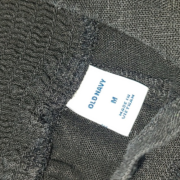 Old Navy Black Linen Blend Wide-Leg Jumpsuit - Picture 2 of 8